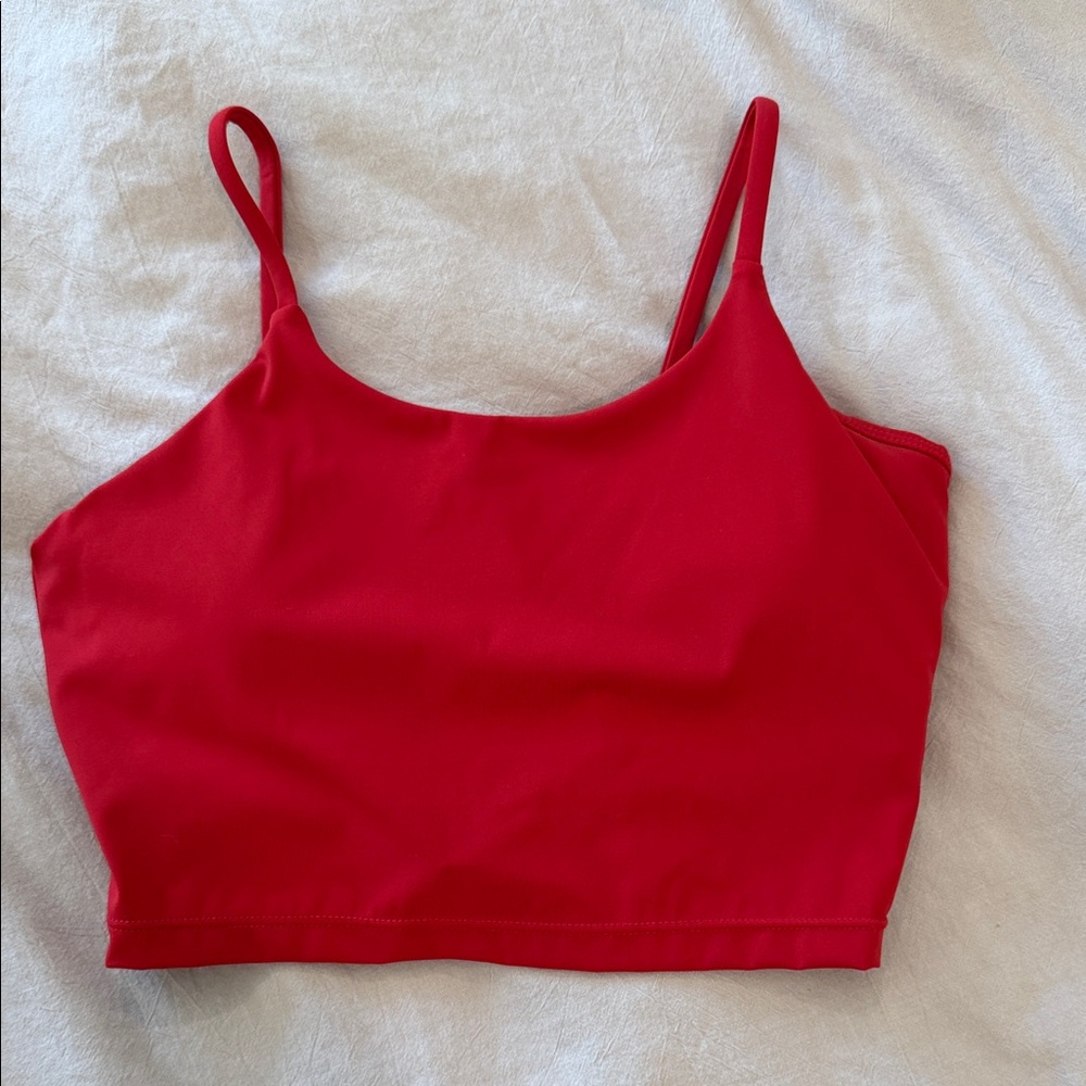 Red Crop Top
